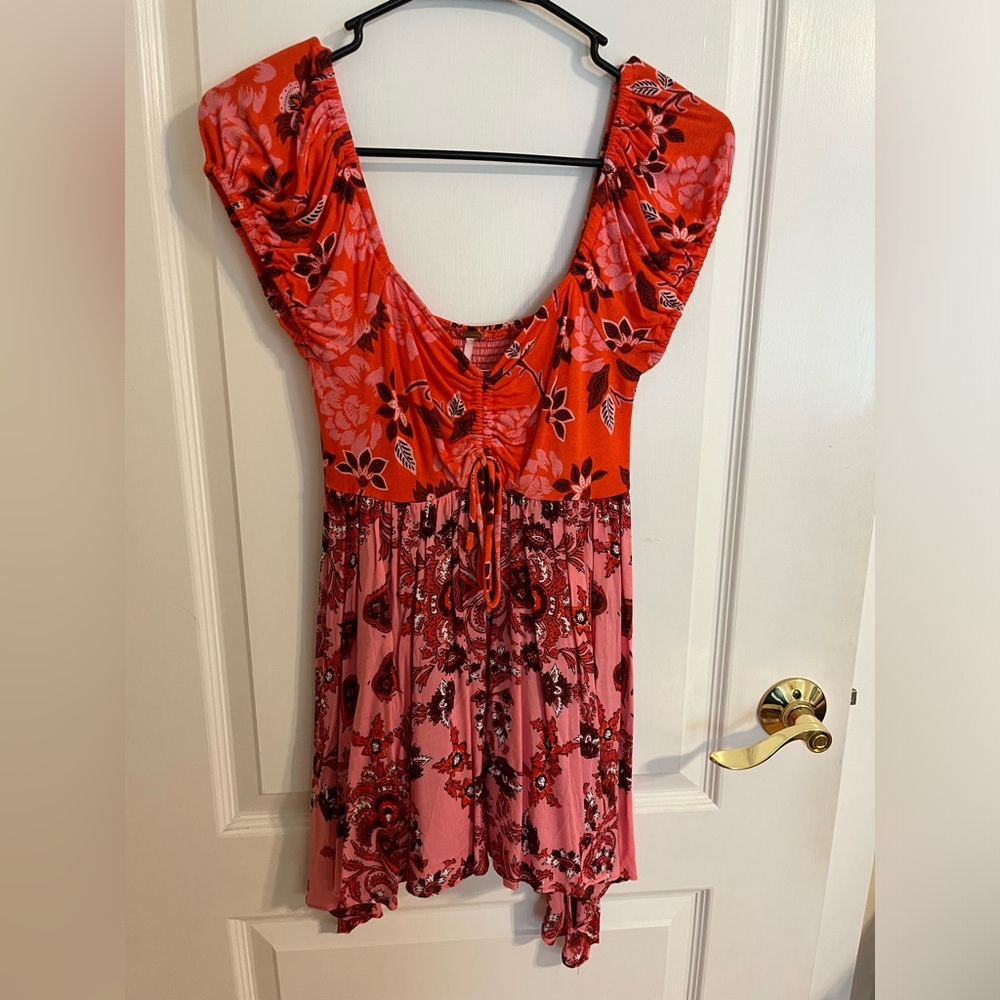 Free people La Bamba floral babydoll top